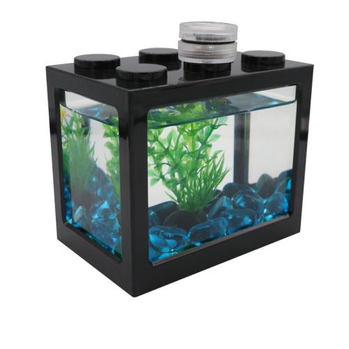 Fish tank plastic turtle tank living room household small desktop acrylic transparent