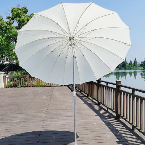 Outdoor Beach Umbrella Large Portable Fishing Umbrella Sunshade Rainproof Stall Umbrella