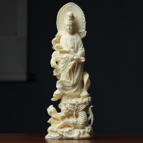 Ivory Nut Buddha Statue for home decoration & durable PC