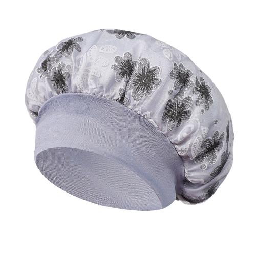 New Color Double Layer Nightcap Pastoral Style All-match Mesh Bronzing Hair Care Cap Elastic Hair Cap