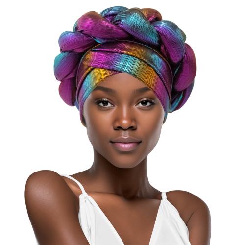 Best Selling Laser Big Braid Tape Hat All-match Sponge Toe Hat Bohemian turbans