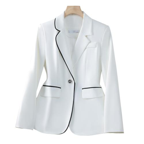 Light luxury women's white suit jacket Women's New slim fit small suit fashionable elegant texture suit