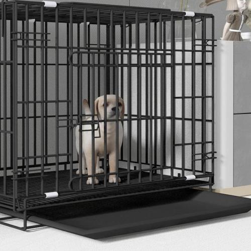 Thickened dog cage large, indoor folding iron cage cat cage dog nest thickened export pet cage