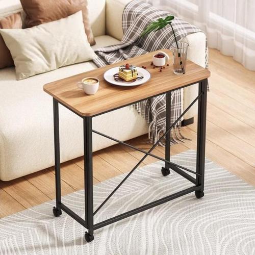 Foldable skateboard table space-saving home simple dining table study table computer table with bookshelf table