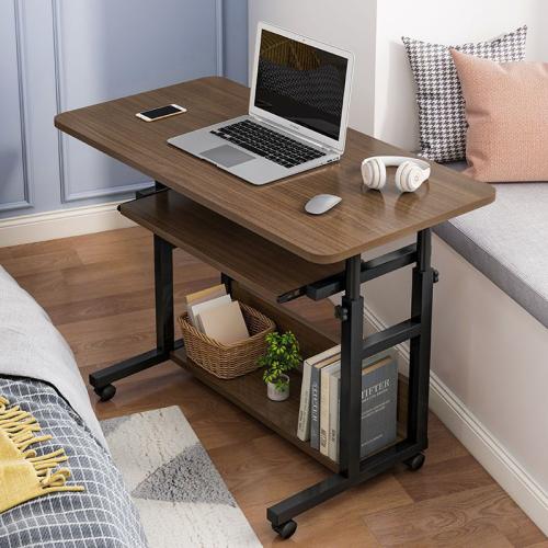 Bedside Table Movable Computer Desktop Table Bedroom Home Student Desk Lifting Computer Desk