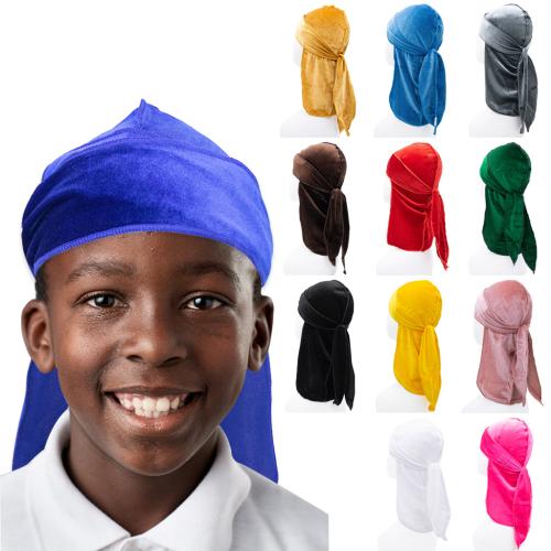 Polyester Wrapped Head Hat for children & thermal Solid : PC