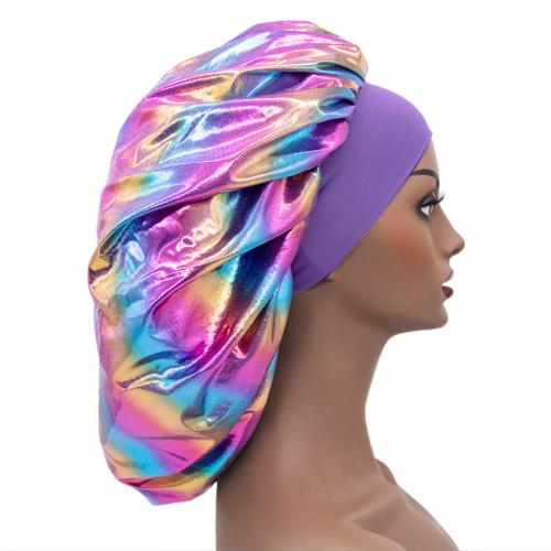 Satin & Polyester Chapeau de tête enveloppé plus de couleurs pour le choix : pièce