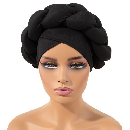 Polyester Wrapped Head Hat flexible & breathable Solid : PC