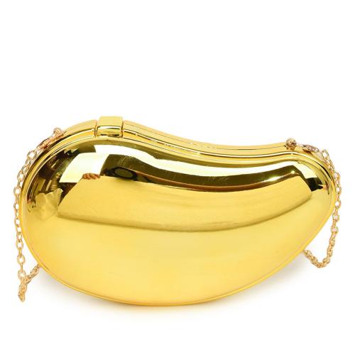 2024 New Fashion Lock Mango Chain Bag Acrylic Mirror Electroplated Evening Bag