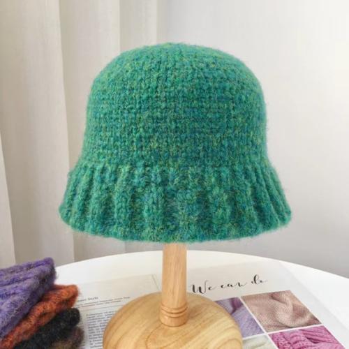 New fisherman hat woolen hat retro warm bucket hat fashion