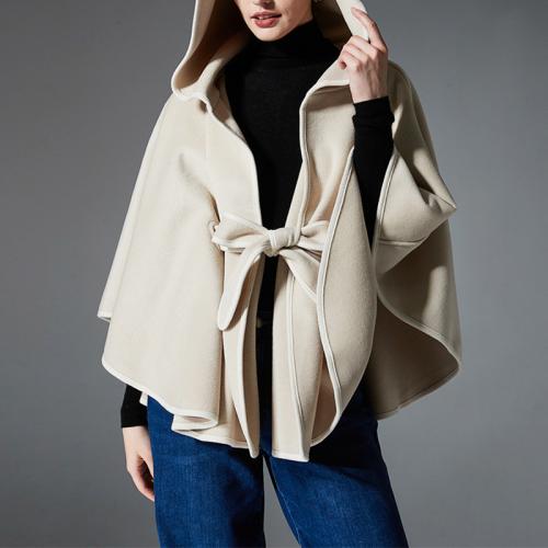 Autumn and winter 2024 new double-sided cloth with hood cape shawl