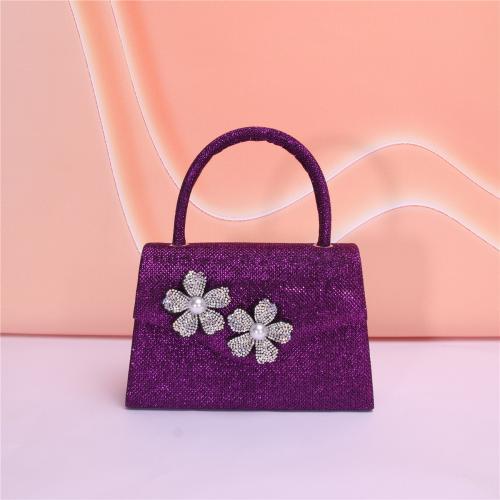 Fashion New Diamond Flower Pearl Evening Bag Party Clutch Bag