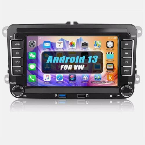 7inch Android 13 Car Stereo GPS Navi 1 and 32GB for Touran Tiguan VW Golf 5 6 Polo 6R