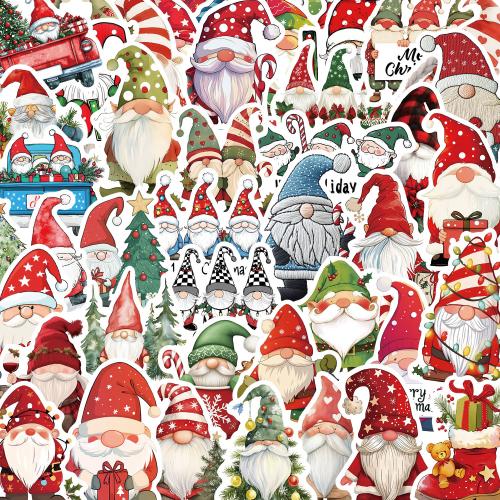 50 cartoon new Christmas gnome graffiti stickers decorative guitar notebook suitcase DIY waterproof