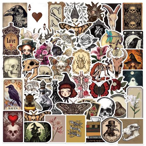 50 Romantic Gothic Graffiti Stickers Decorative Guitar Laptop Luggage DIY Waterproof