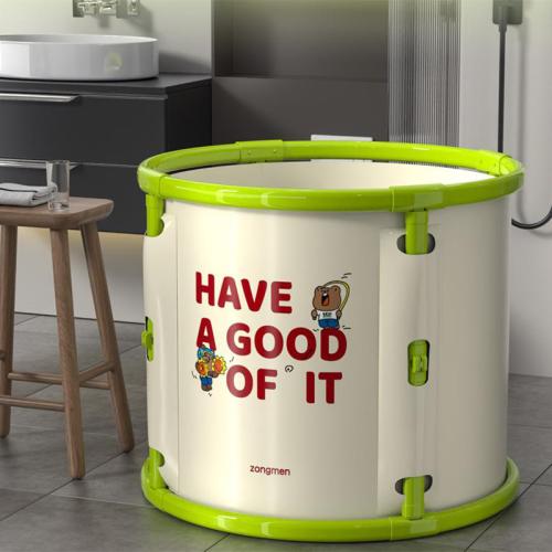 Installation-free Folding Bath Bucket Household Foot Bucket Children's Portable Bath Bucket