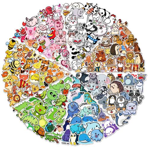 200 new best-selling small animal graffiti stickers DIY computer tablet phone case refrigerator decoration