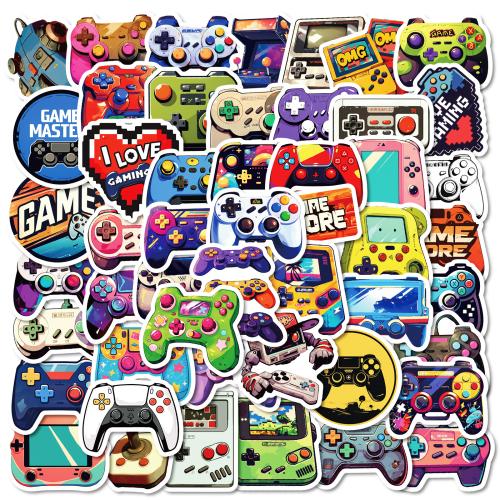 50 Creative Personality Classic Various Gamepads Game Console Stickers Decorative Stickers