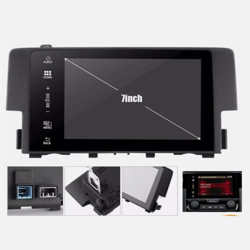 FOR 2016-18 Honda Civic Radio OEM Navigation Display Touch Screen -A11