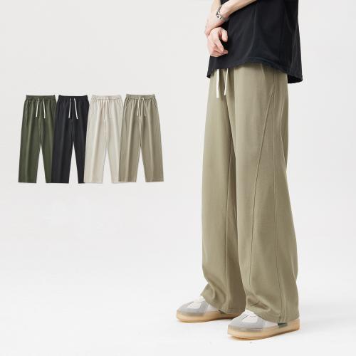 Poliéster & Algodón Pantalones Hombre Casual, más colores para elegir,  trozo