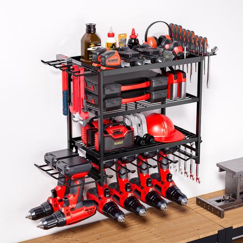 Disassembly Storage Rack Screwdriver Electric Drill Tools Storage Rack Garden Power Tool Storage