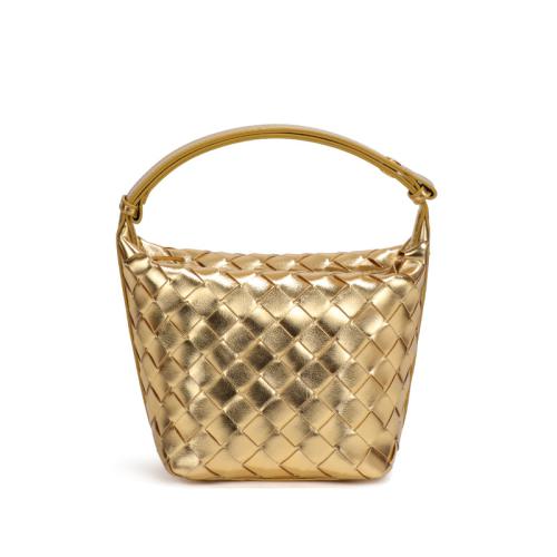 Trendy Lunch Box Bag Fashion Handmade Woven Bag All-match Casual Shoulder Bag