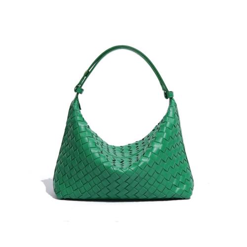 Trendy All-match Handmade Woven Bag Fashionable Simple Lunch Box Handbag