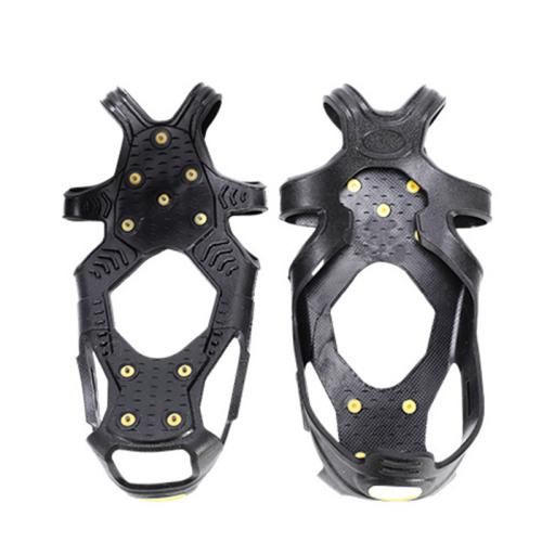 Outdoor Mountain Climbing 10 Tooth Tungsten Steel Shoe Nail Ice and Snow Road Non-slip Claw Shoe Cover