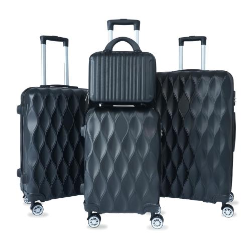 Trolley case large capacity ultra light zipper boarding luggage 14 inch 20 inch 24 inch 28 suitcase