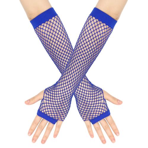 Net elastic gloves nightclub disco hollow sexy long gloves cross-border party etiquette gloves