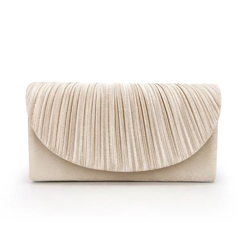 High-end Dinner Bag All-match Clutch Bag Pleated Chain Banquet Bag