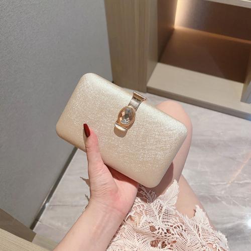 PU Leder Clutch Bag, Beige,  Stück