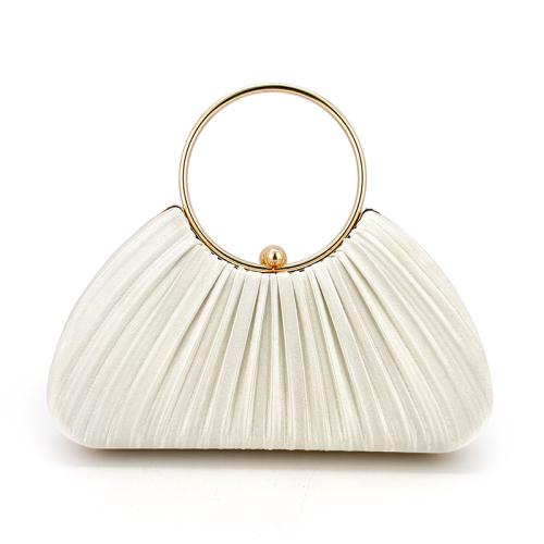 PU Leder Handtasche, Solide, Beige,  Stück