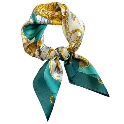 Real Silk Easy Matching Square Scarf for women printed PC