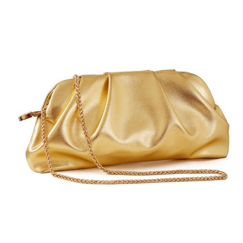 Pleated Cloud Bag Women's New Fashionable silver Small Bag All-match