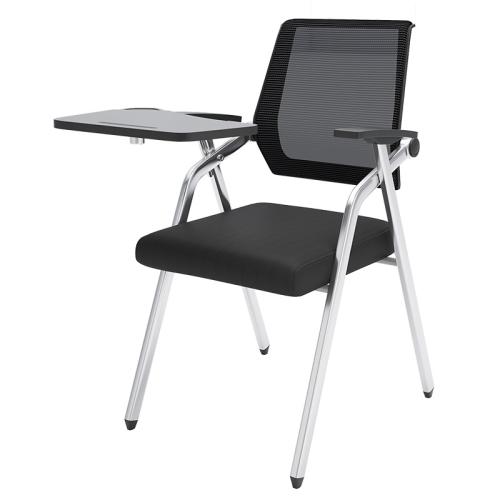 Folding Training Chair with Table Board Conference Chair with Writing Board Integrated Table and Chair