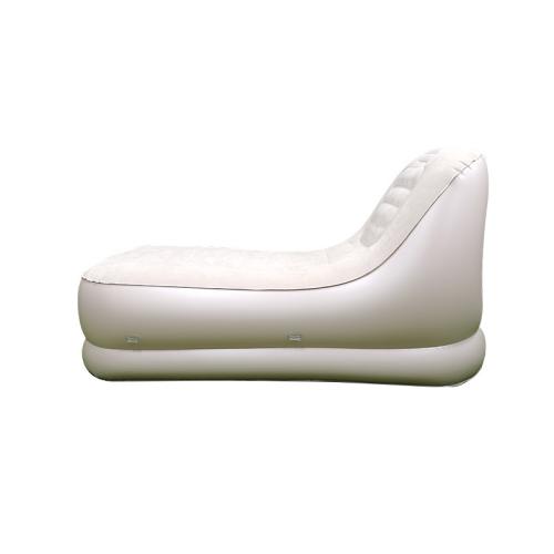 Inflatable Lazy Sofa PVC Flocking Automatic Outdoor Camping Recliner Inflatable Backrest Chair