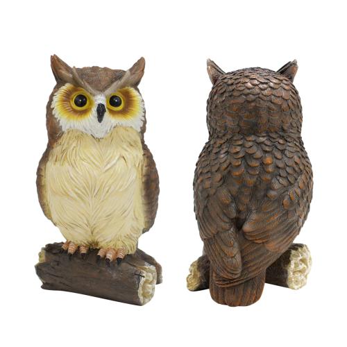 Country owl decoration garden landscape outdoor decoration garden balcony