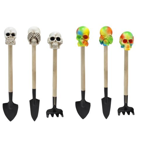 Creative potted small shovel soil flower shovel gardening planting succulent tools three-piece set