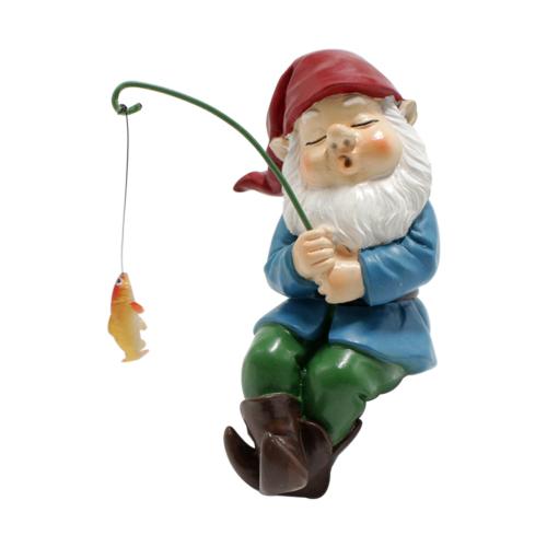 Creative Garden Sleeping Posture Fishing Dwarf Ornaments Courtyard Small Ornaments Creative Decorations