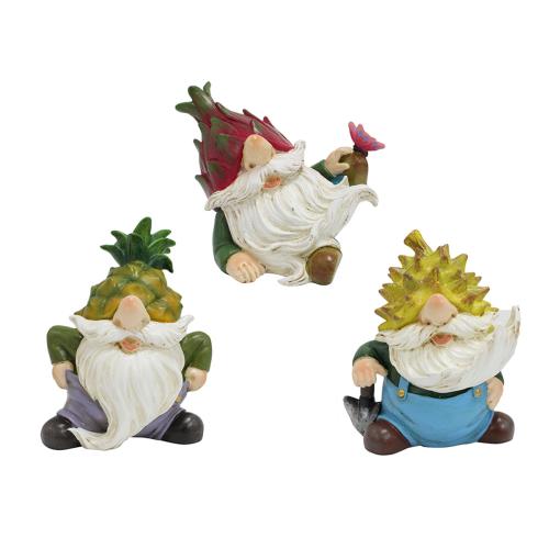 Creative Fruit and vegetable dwarf decoration resin crafts courtyard micro landscape decoration