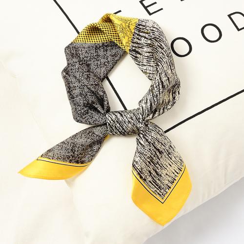 Silk scarf small square scarf women's elegant silk scarf all-match small scarf