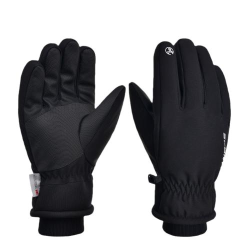 New ski gloves autumn and winter warm windproof touch screen outdoor riding gloves