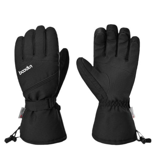 Winter New outdoor ski gloves extra velvet lining mountaineering Waterproof warm gloves