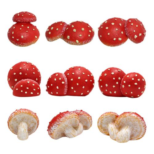 Resin Decoration for home decoration & three piece red Set