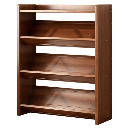 Bookshelf Floor Storage Rack Simple Household Integrated Wall-leaning Small Bookcase V-shaped Multi-layer