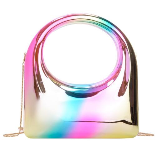 New Fashion Acrylic Bag Box Bag Banquet Simple Metallic Small Bag