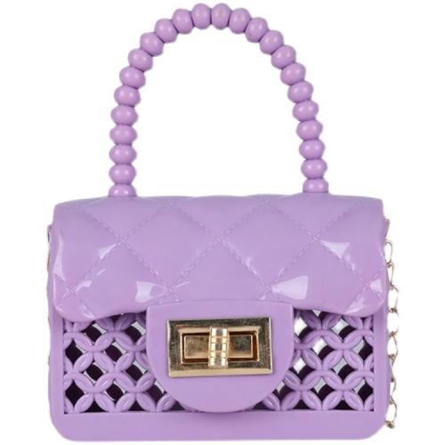 New jelly bag envelope mini hollow rhombus fashion women's small bag