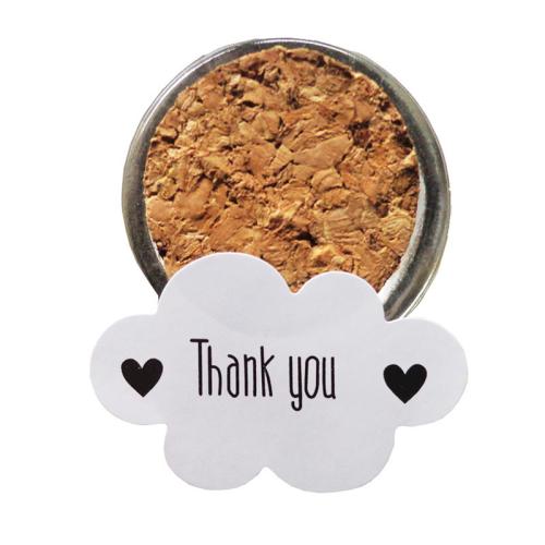 12 clouds Thank you stickers love Thank you sealing stickers biscuit bag packing box self-adhesive label stickers