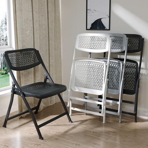 Folding Chair Conference Training Plastic Backrest Chair School Dormitory Computer Chair